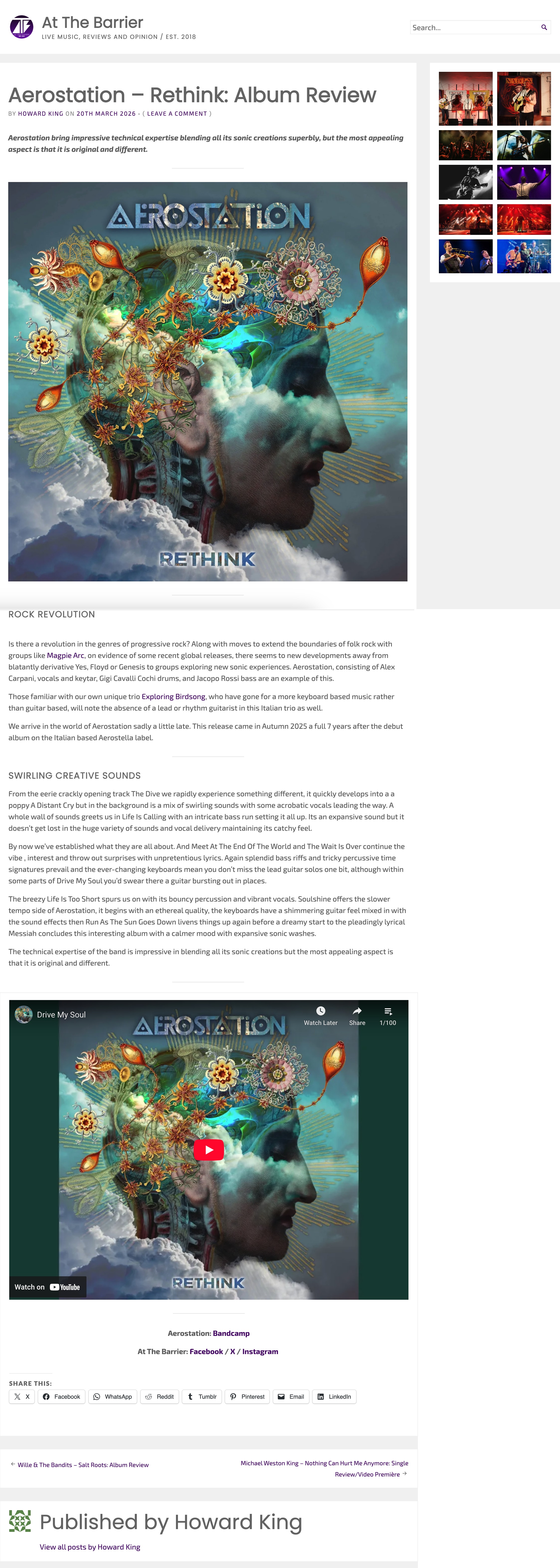 at the barrier-Rethink